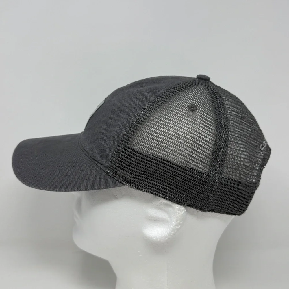 Carhartt Buffalo Mesh-Back Trucker Hat Shadow Grey AH0286‎ Adjustable Snapback